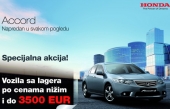 Specijalna prodajna akcija – Honda Accord